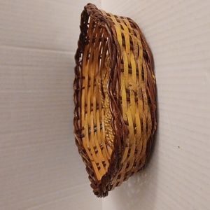 4/$40 Small Hexagonal Wooden Basket